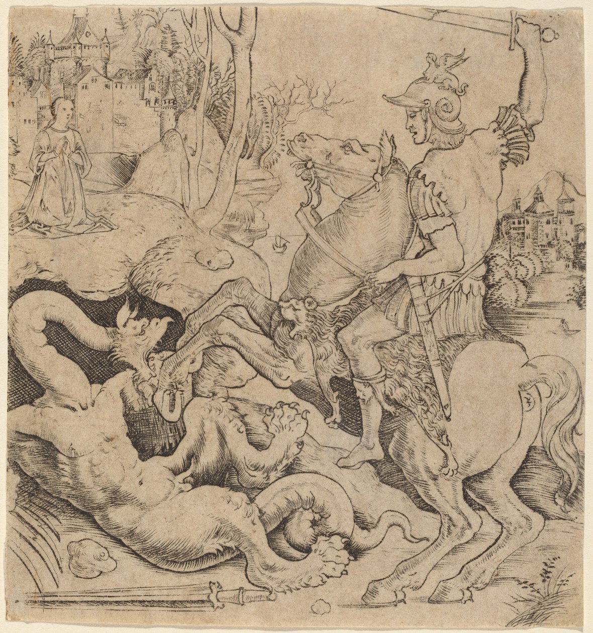 San Giorgio e il drago da Giovanni Battista Palumba