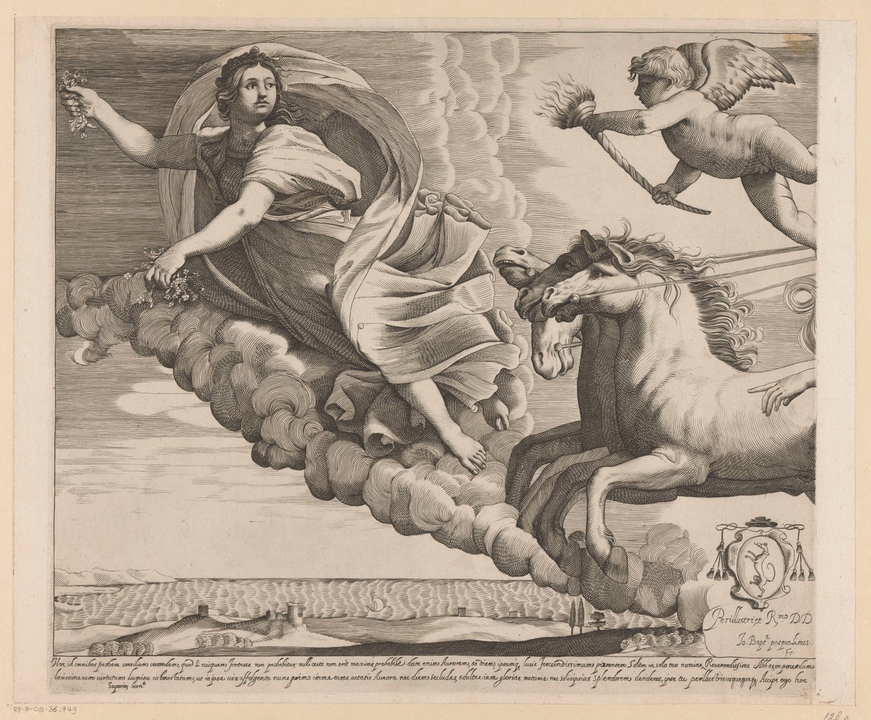 Apollo e Aurora (parte sinistra) da Giovanni Battista Pasqualini