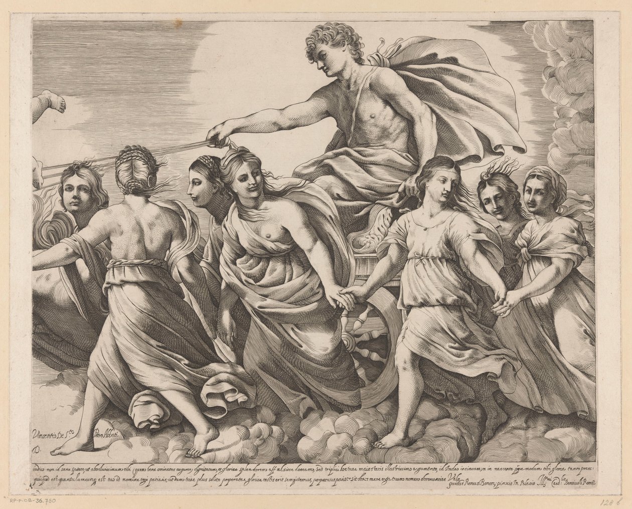 Apollo e Aurora (parte destra) da Giovanni Battista Pasqualini