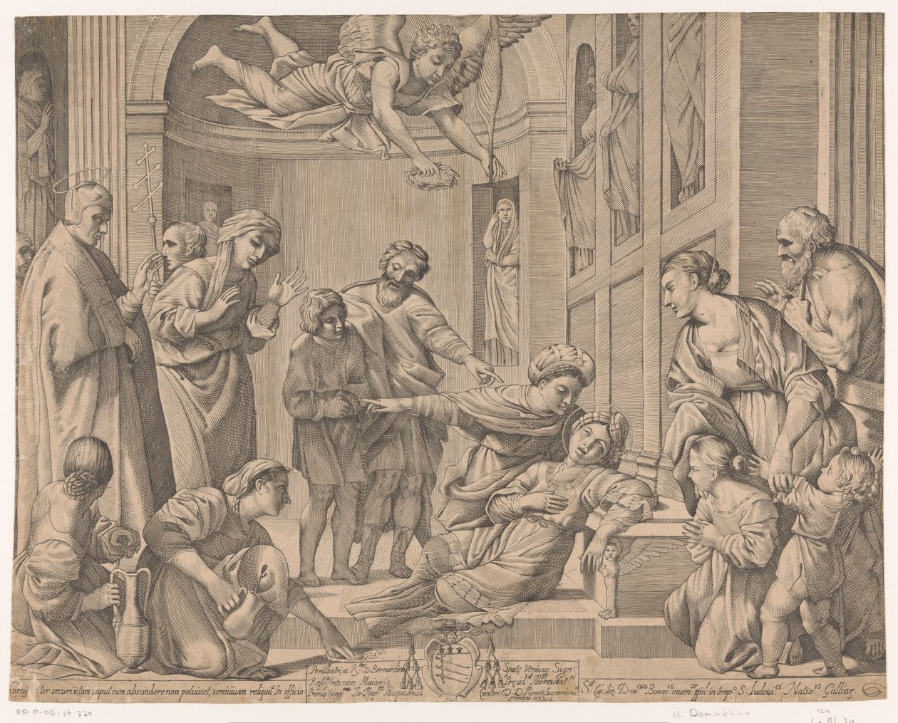 Morte di Santa Cecilia da Giovanni Battista Pasqualini