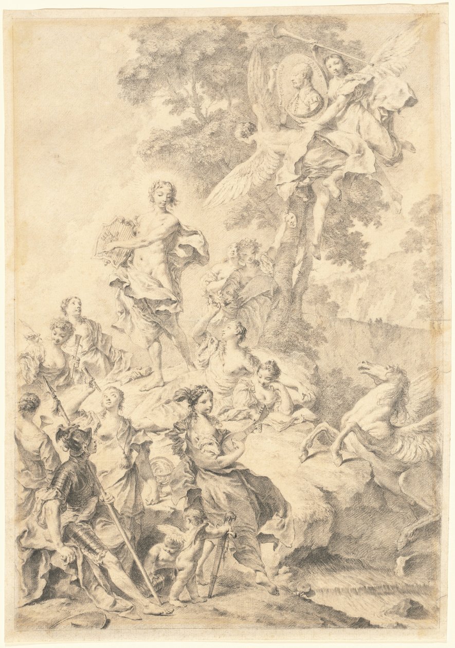 Apollo, le Muse e Marte: In Lode di Tasso da Giovanni Battista Piazzetta