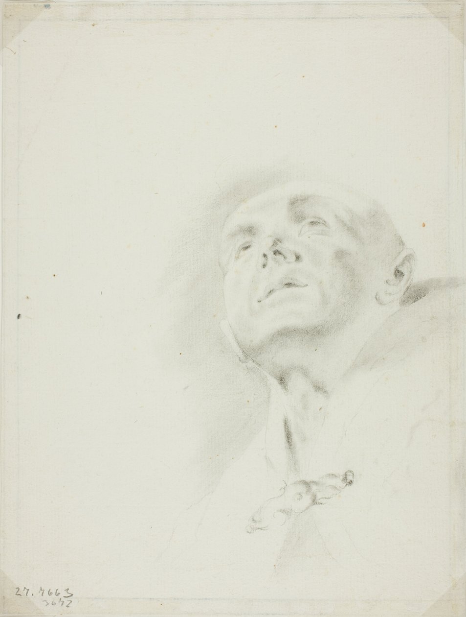 Testa di un sacerdote da Giovanni Battista Piazzetta