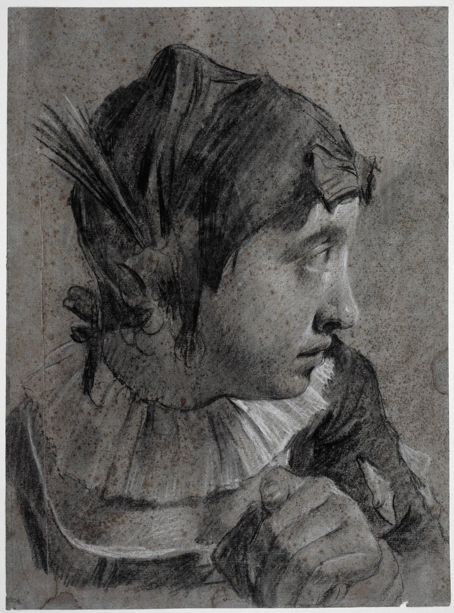 Testa di giovane fanciulla (Barbara Piazzetta?) da Giovanni Battista Piazzetta
