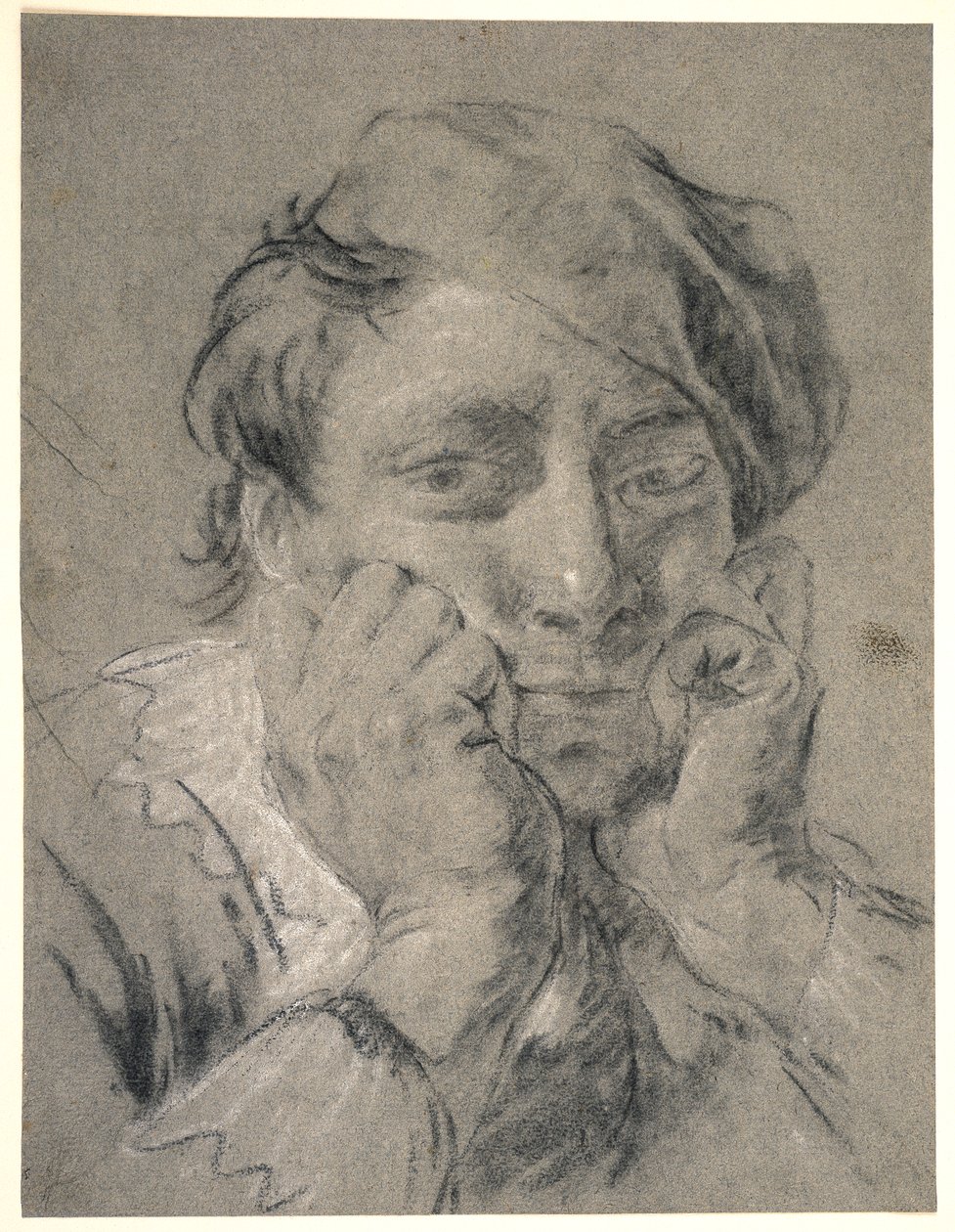 Giovane con una Beretta, con la testa tra le mani da Giovanni Battista Piazzetta