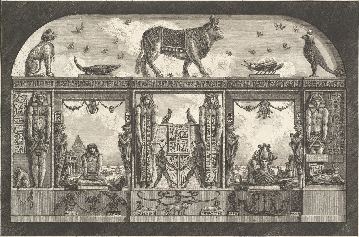 Ornamento egizio antico, 1769 da Giovanni Battista Piranesi