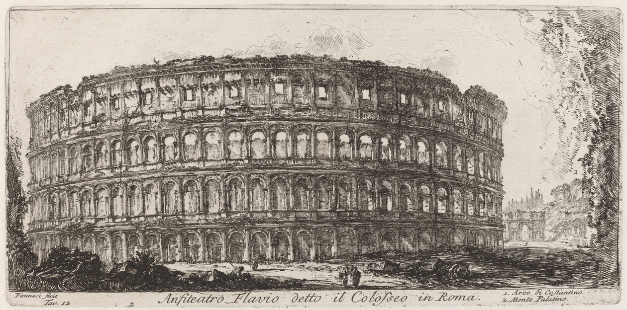 Anfiteatro Flavio detto il Colosseo da Giovanni Battista Piranesi