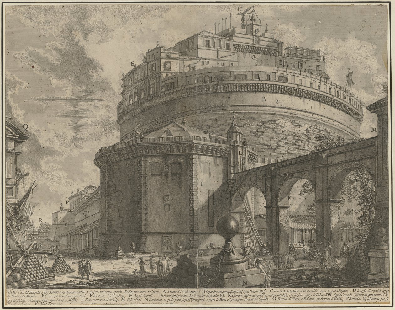 Veduta di Castel Sant