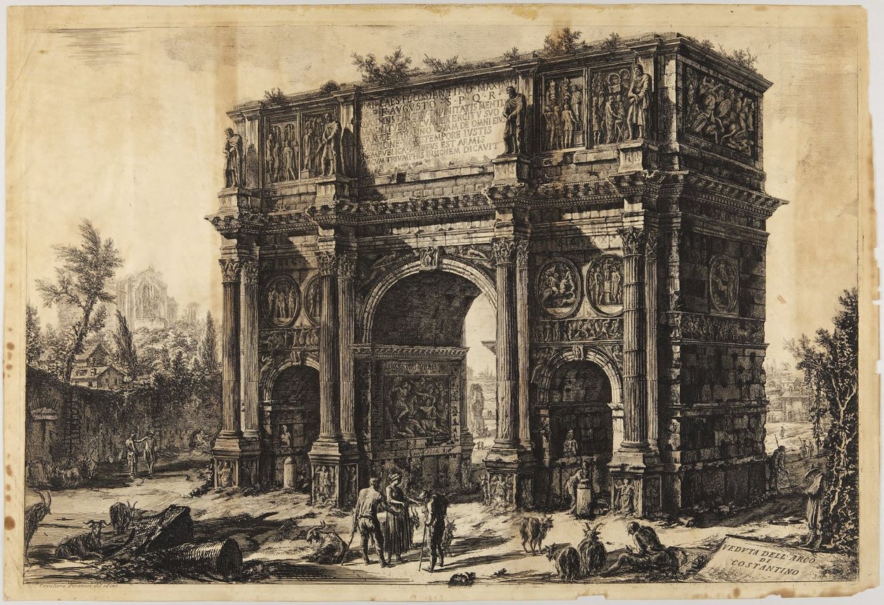 Arco di Costantino da Giovanni Battista Piranesi