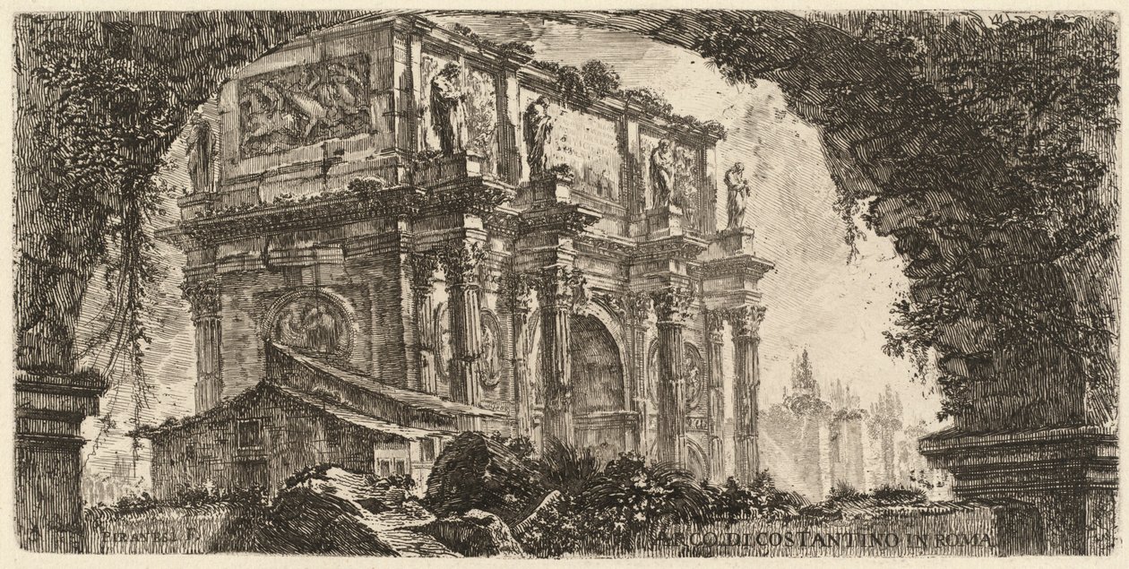 Arco di Costantino da Giovanni Battista Piranesi