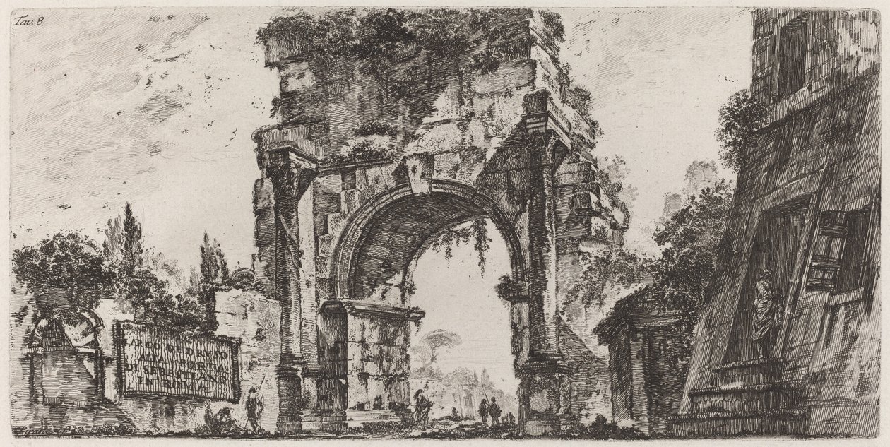 Arco di Druso da Giovanni Battista Piranesi