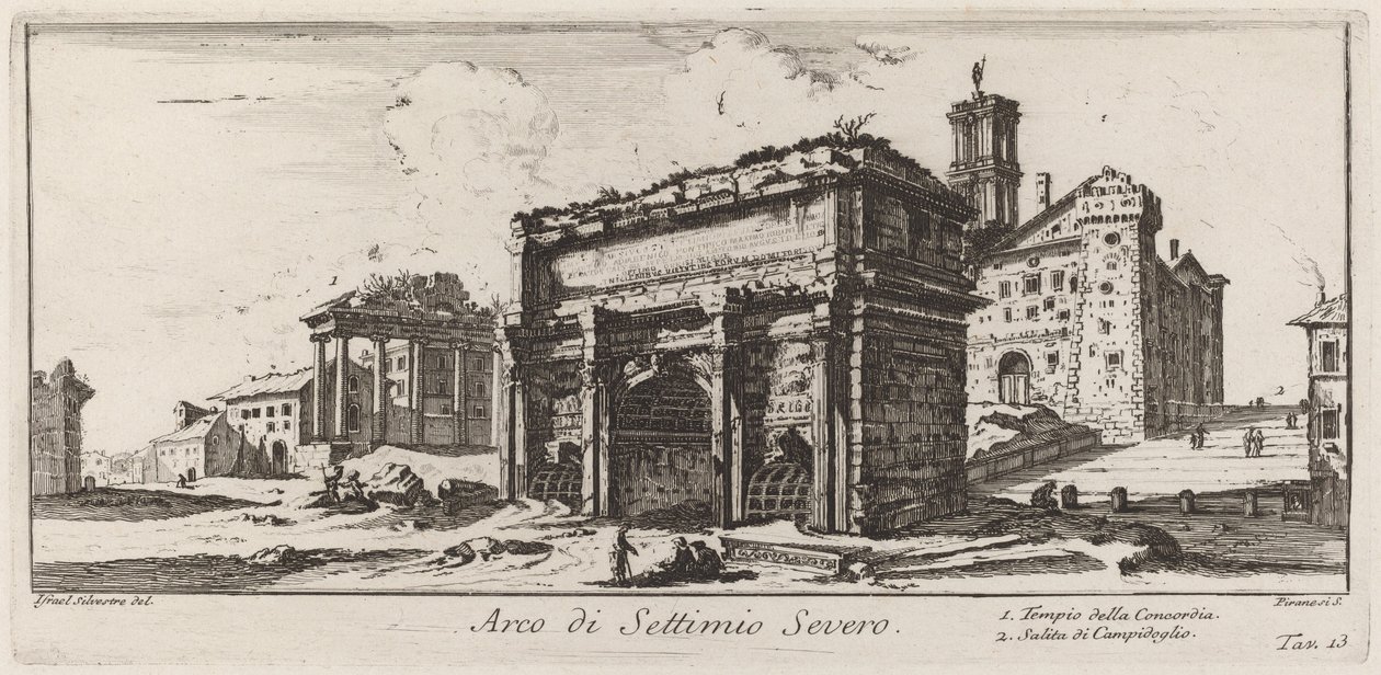 Arco di Settimio Severo da Giovanni Battista Piranesi