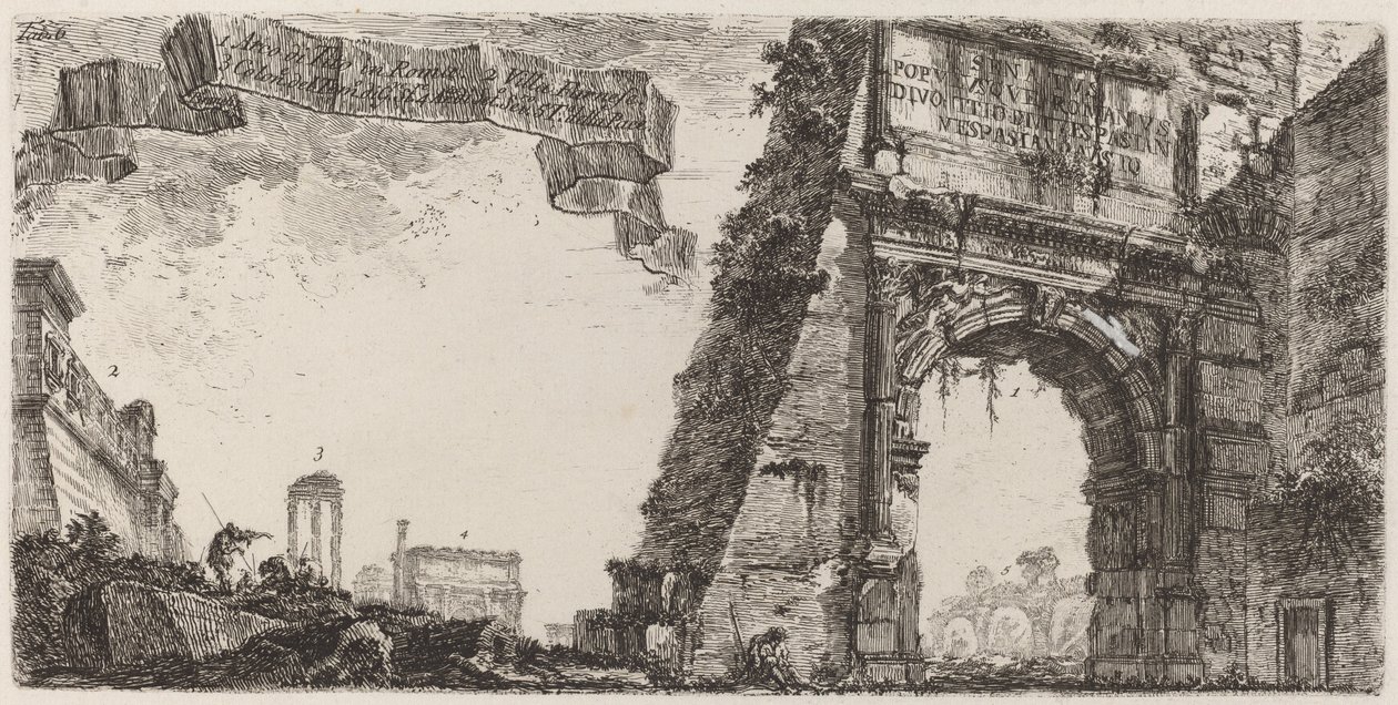 Arco di Tito da Giovanni Battista Piranesi