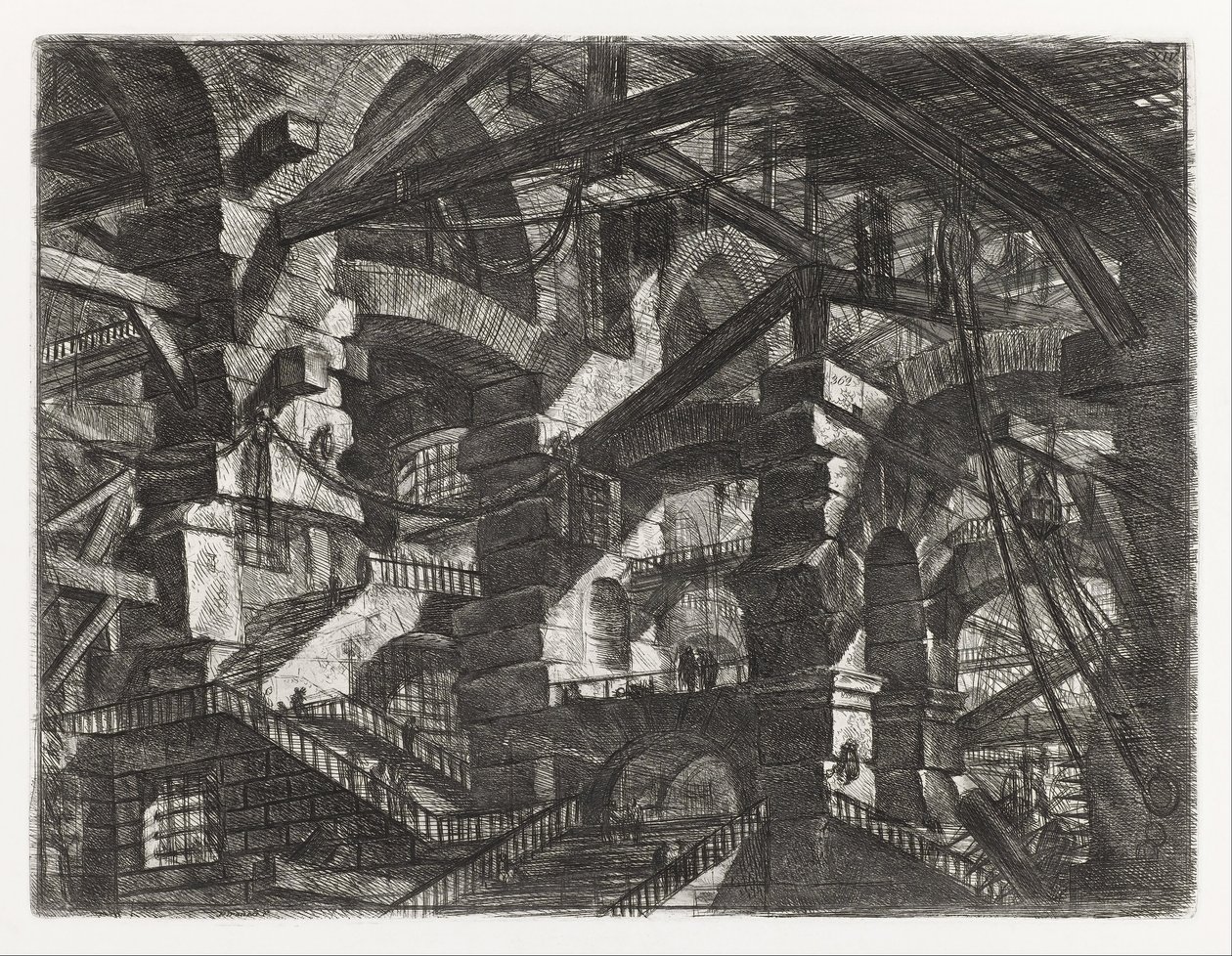 Serie delle prigioni, lastra XIV da Giovanni Battista Piranesi