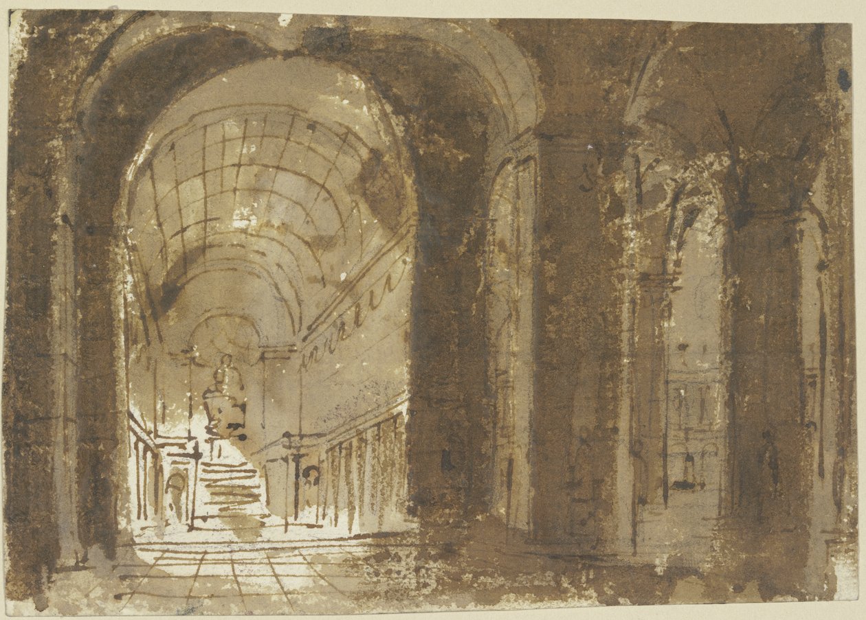 Interno di chiesa da Giovanni Battista Piranesi