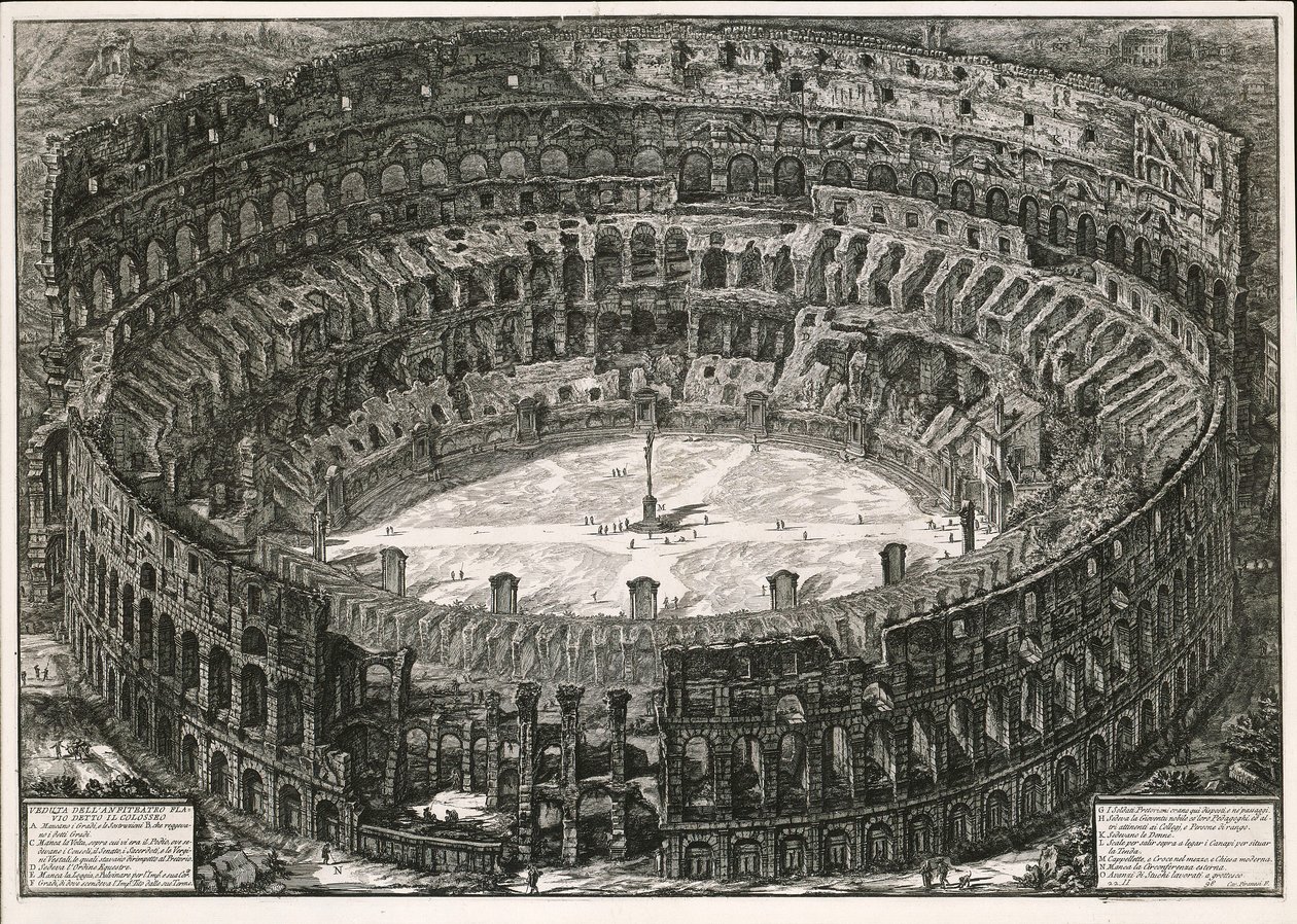 Il Colosseo a volo d