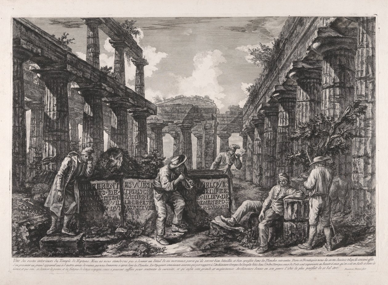 Frontespizio, da Diverse vedute di  da Giovanni Battista Piranesi