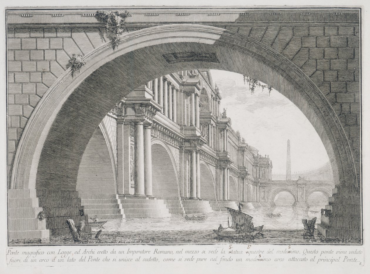 Sala in ordine corinzio da Giovanni Battista Piranesi