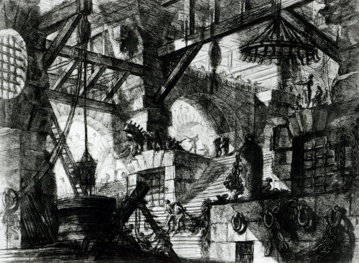 Prigione immaginaria da Giovanni-Battista Piranesi
