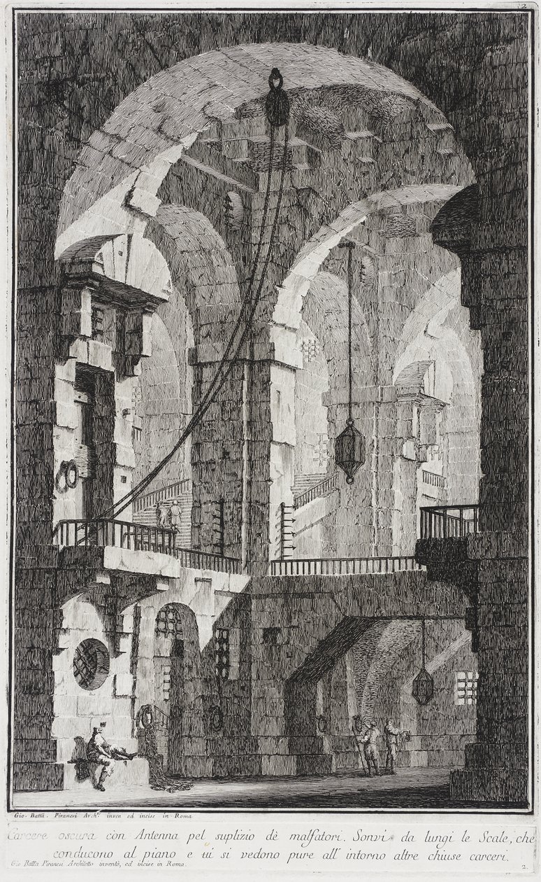 Interno di una prigione da Giovanni Battista Piranesi