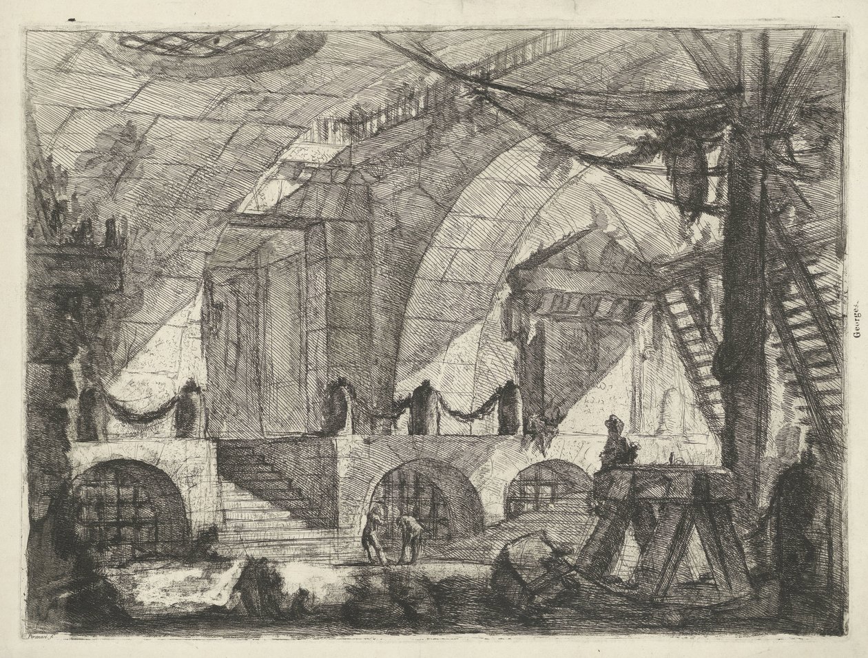 Prigione con cavalletto da Giovanni Battista Piranesi