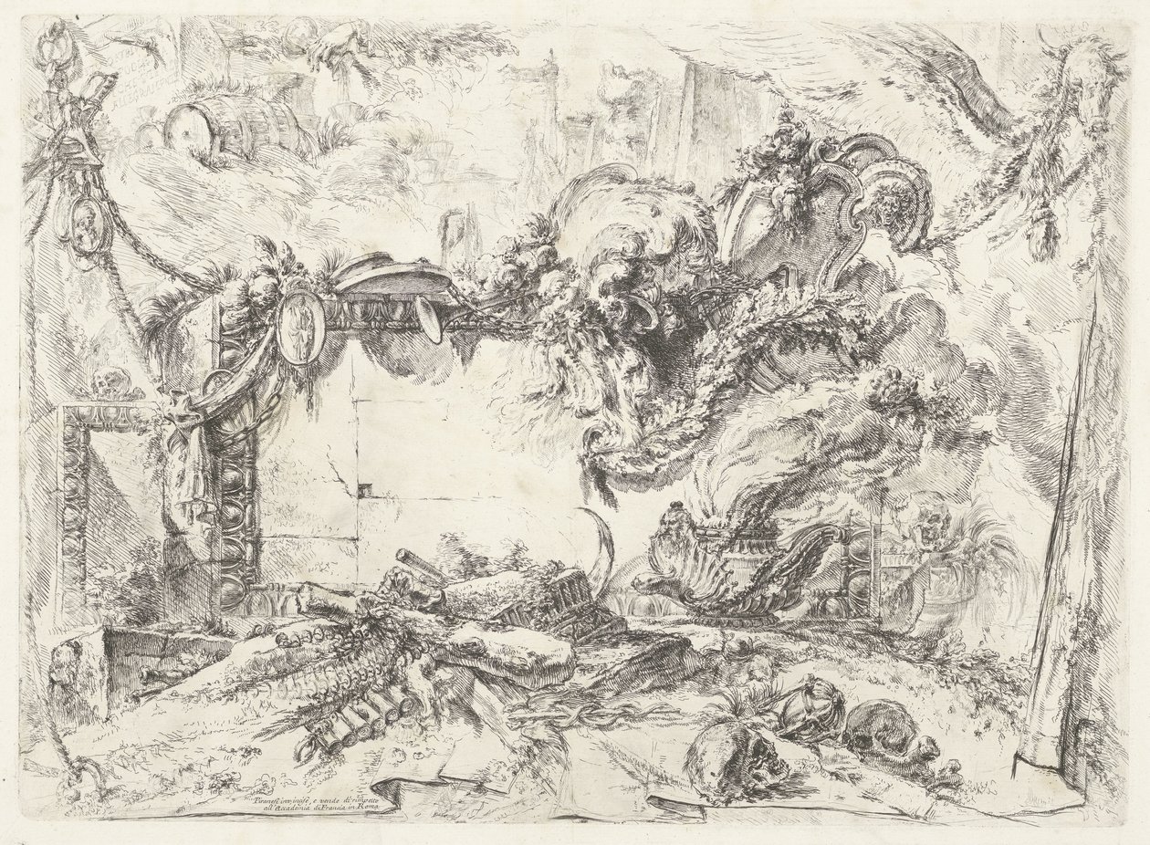 Tavoletta monumentale (Grotteschi) da Giovanni Battista Piranesi