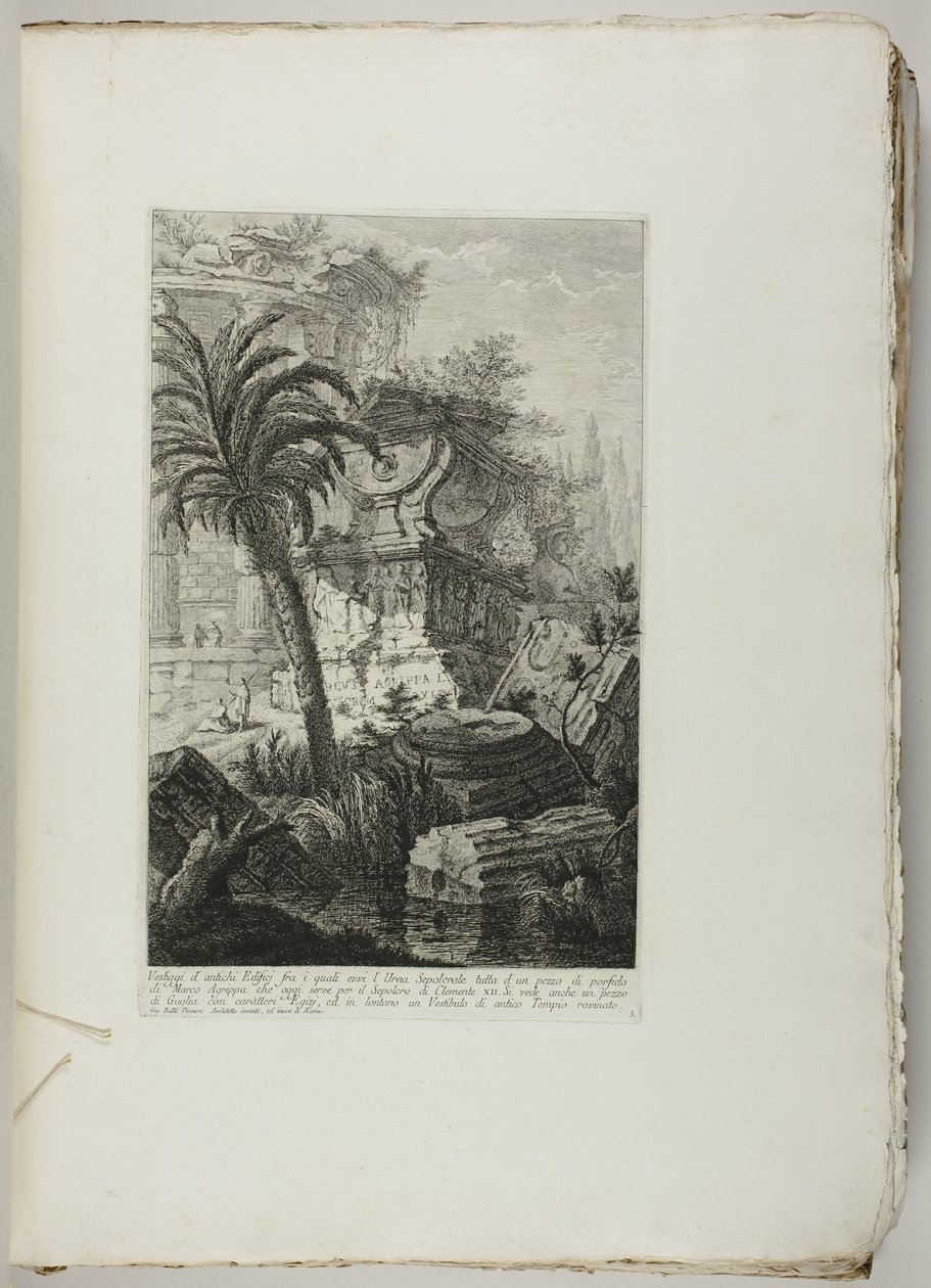 Opere Varie di Architetura; Raccolta di Alcuni Disegni del Barberi da Cento detto Il Guercino da Giovanni Battista Piranesi