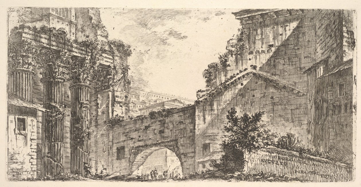 Tavola 15: Foro di Augusto, ca. 1748 da Giovanni Battista Piranesi