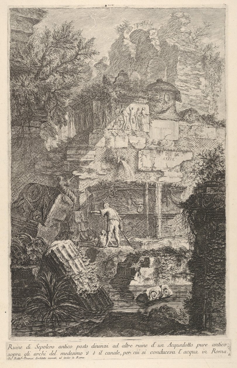 Tavola 6: Rovine di un