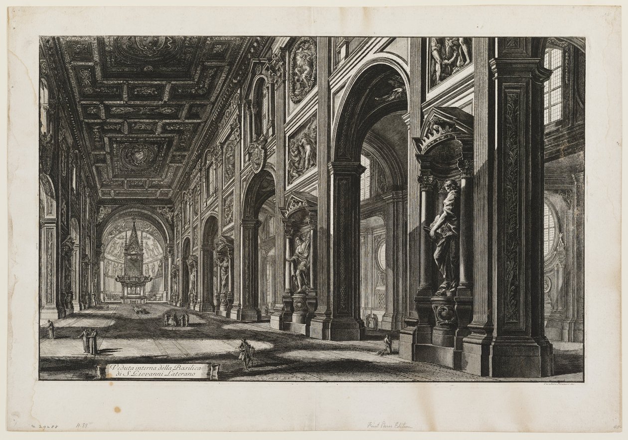 San Giovanni in Laterano, interno da Giovanni Battista Piranesi
