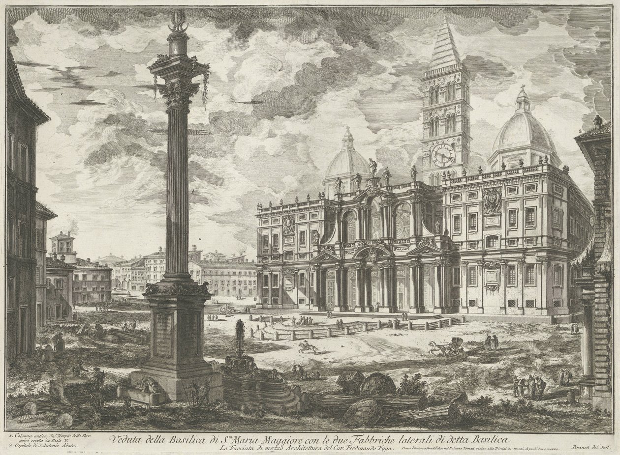 Santa Maria Maggiore a Roma da Giovanni-Battista Piranesi