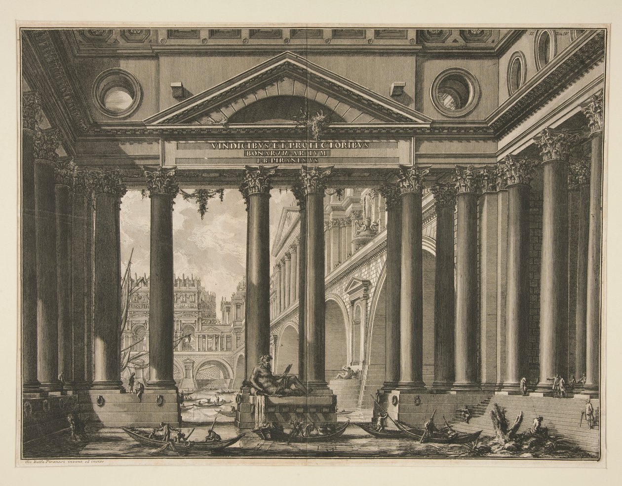Secondo frontespizio del Volume IV di Le Antichità Romane da Giovanni Battista Piranesi