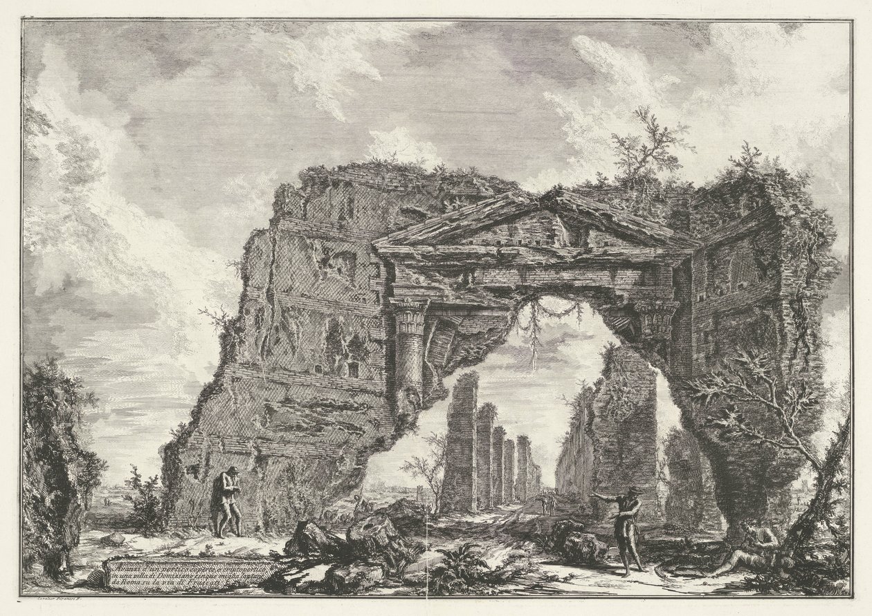 Sette Bassi fuori Roma (serie: Vedute di Roma disegnate e incise da Giambattista Pira) da Giovanni Battista Piranesi