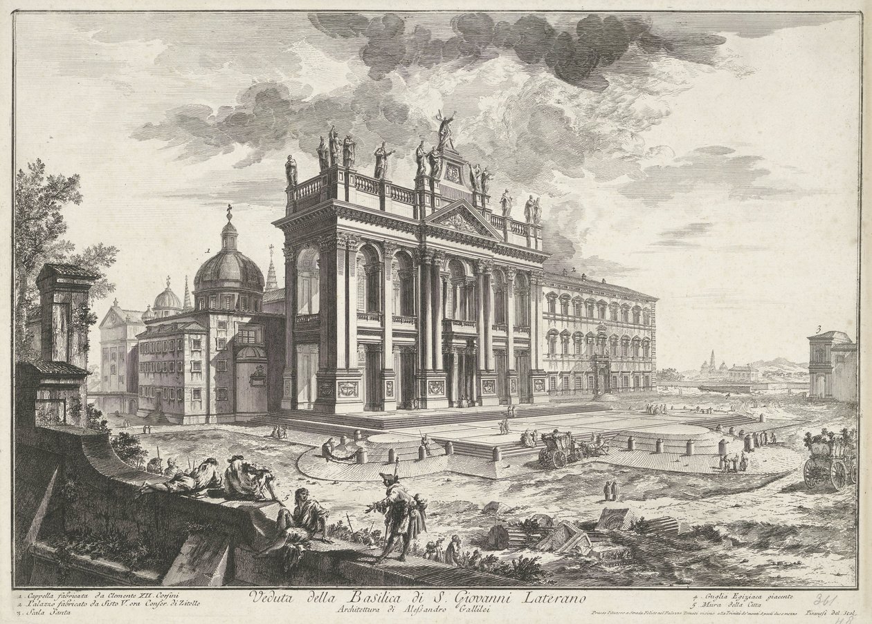 San Giovanni in Laterano a Roma da Giovanni Battista Piranesi