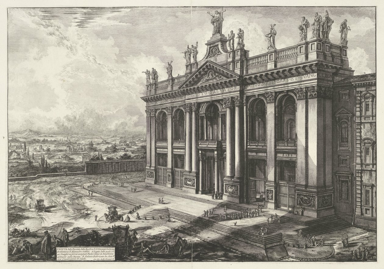 San Giovanni in Laterano a Roma da Giovanni Battista Piranesi
