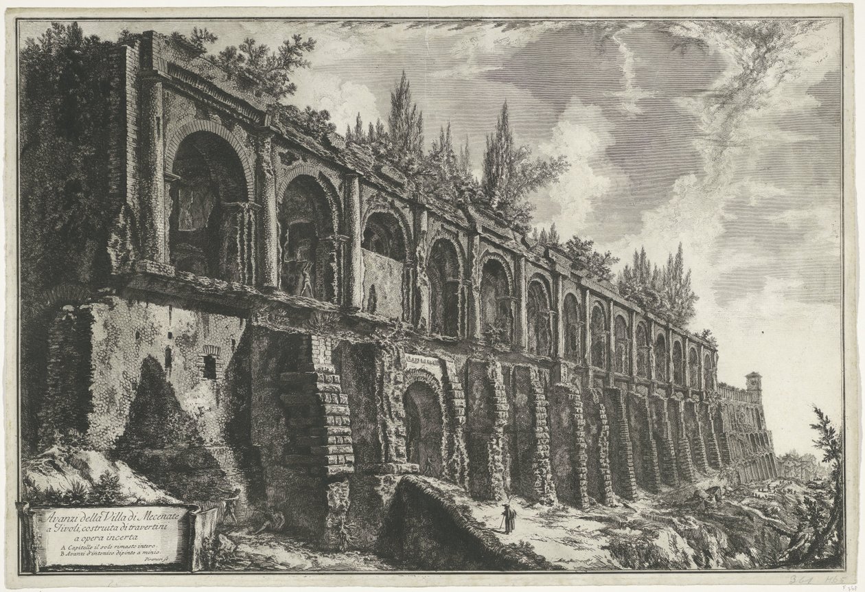 Tempio di Ercole Vincitore a Tivoli da Giovanni Battista Piranesi