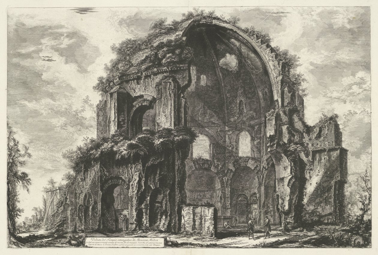 Tempio di Minerva Medica a Roma da Giovanni Battista Piranesi