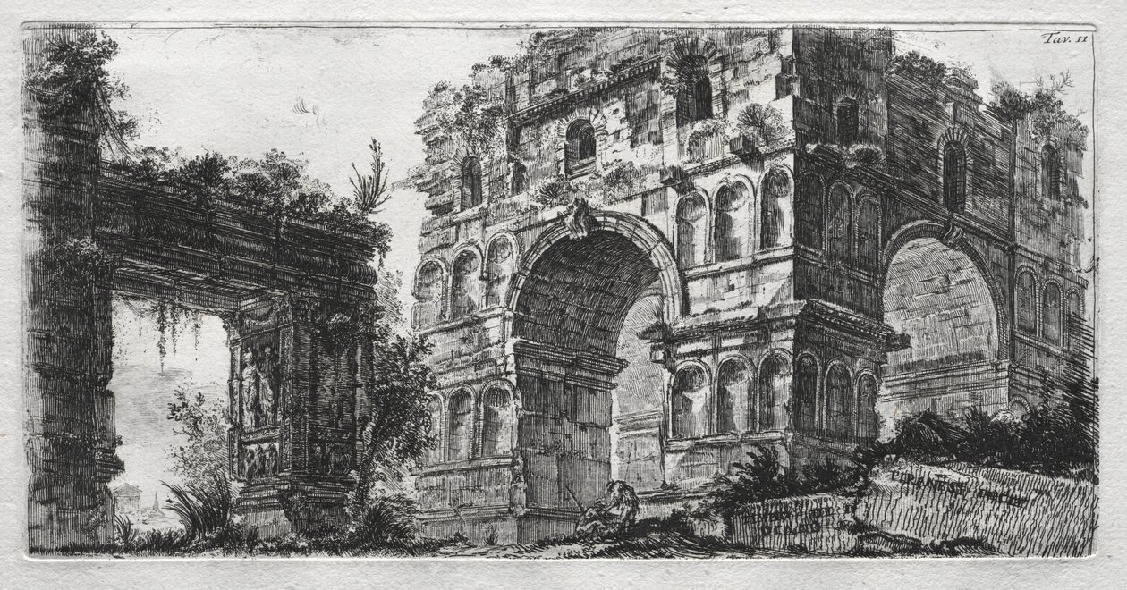 Tempio di Diana da Giovanni-Battista Piranesi