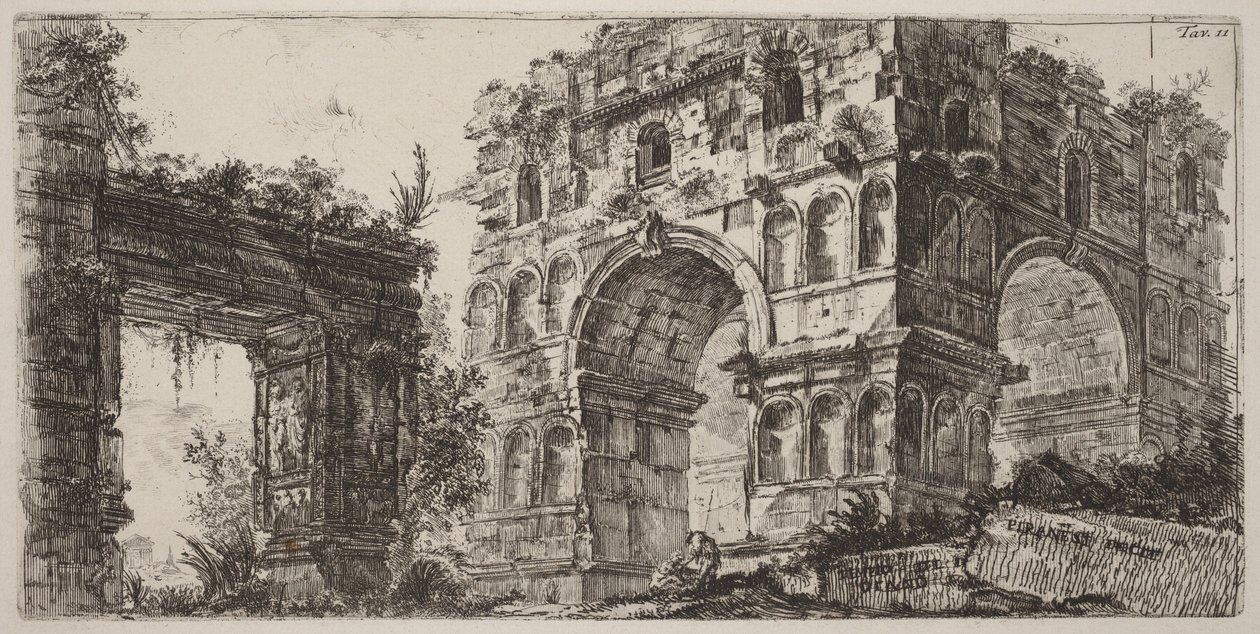 Tempio di Diana da Giovanni Battista Piranesi