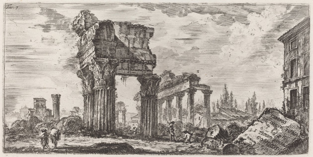 Tempio di Giove Tonante da Giovanni Battista Piranesi