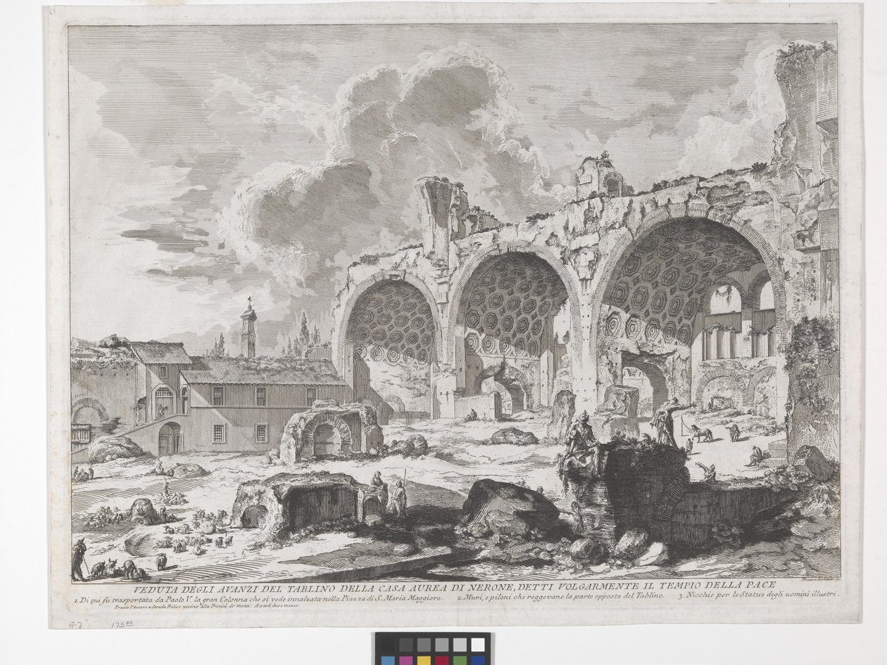 La Basilica di Costantino da Giovanni Battista Piranesi