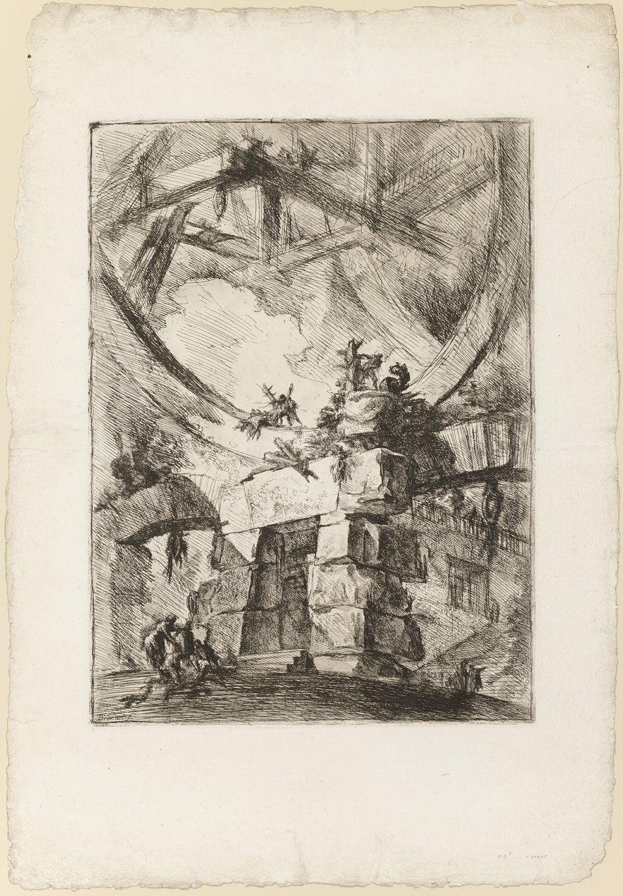 Le Carceri, tavola 9 da Giovanni Battista Piranesi