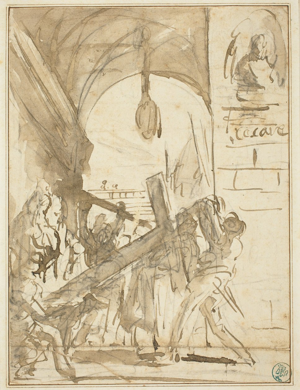 La Salita al Calvario da Giovanni Battista Piranesi