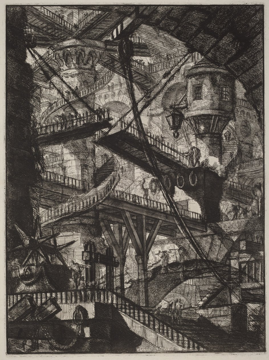 Il ponte levatoio da Giovanni Battista Piranesi