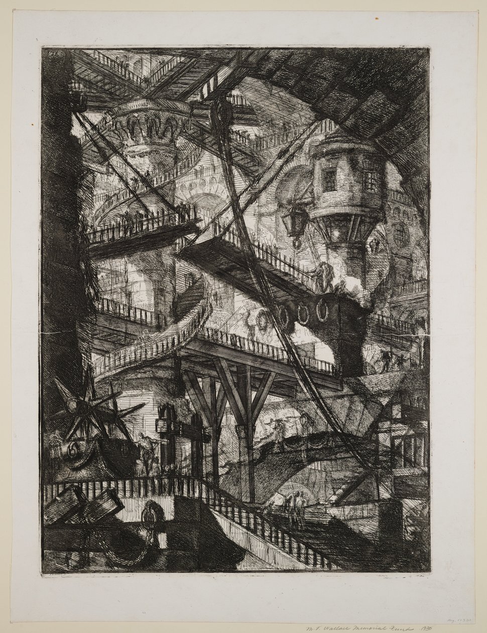 Il ponte levatoio da Giovanni Battista Piranesi