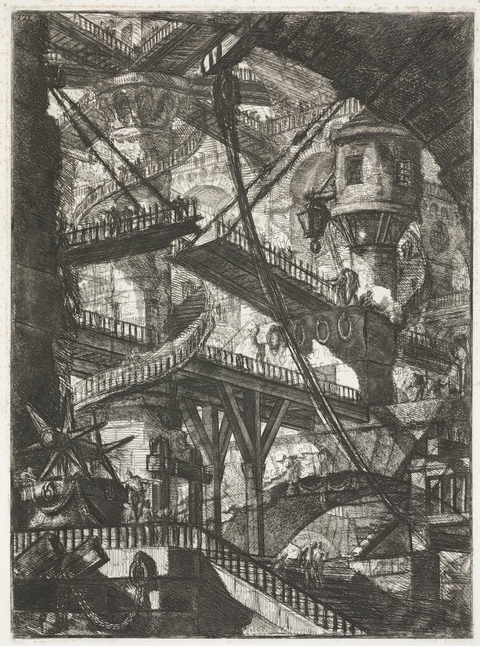 Il ponte levatoio da Giovanni Battista Piranesi