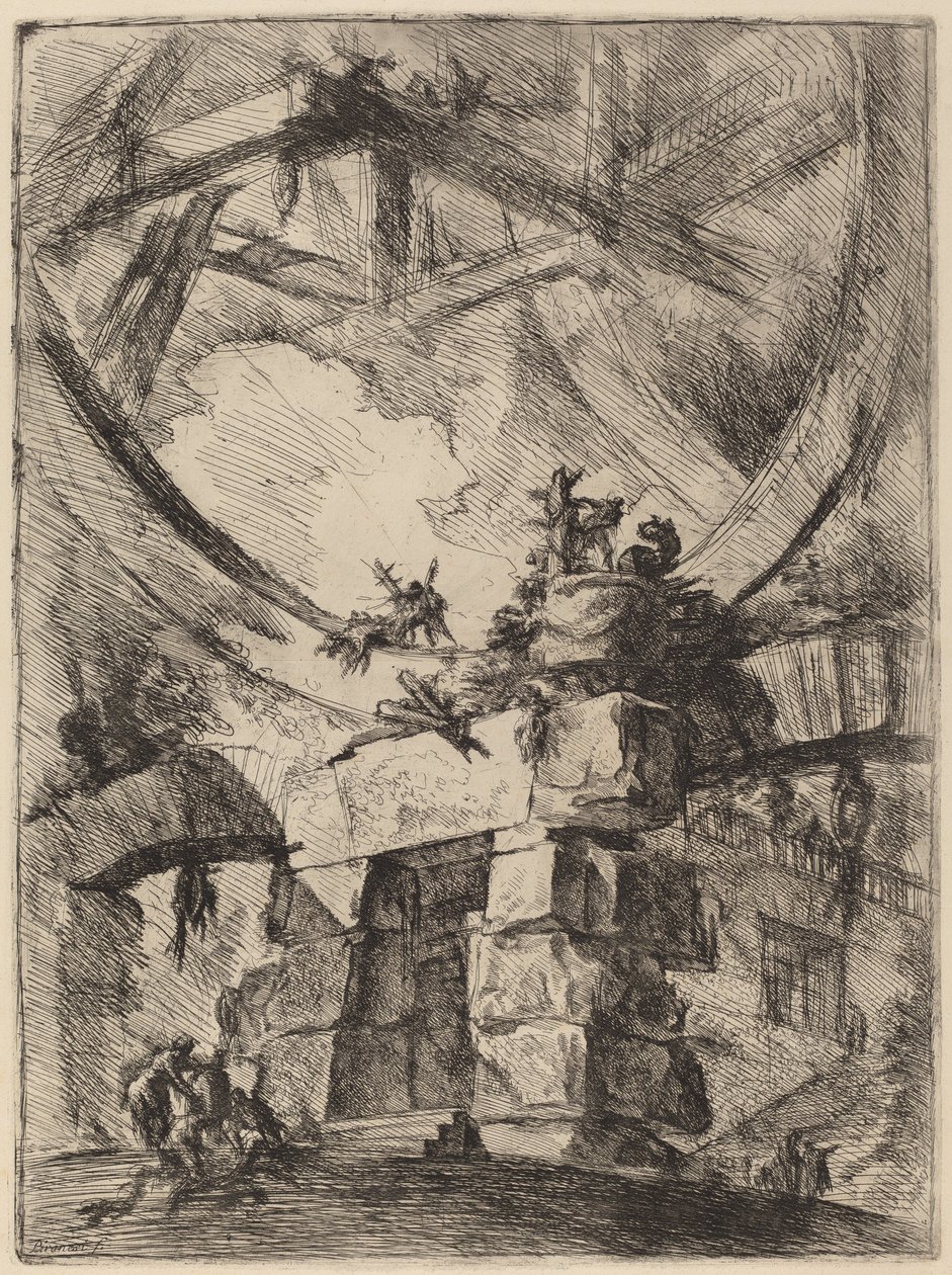La ruota gigante da Giovanni Battista Piranesi