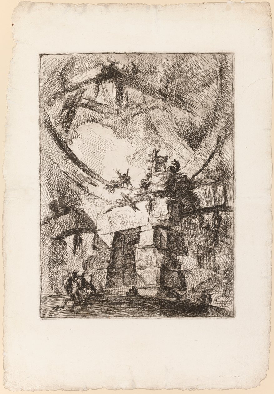 Le Carceri, tavola 9 da Giovanni Battista Piranesi