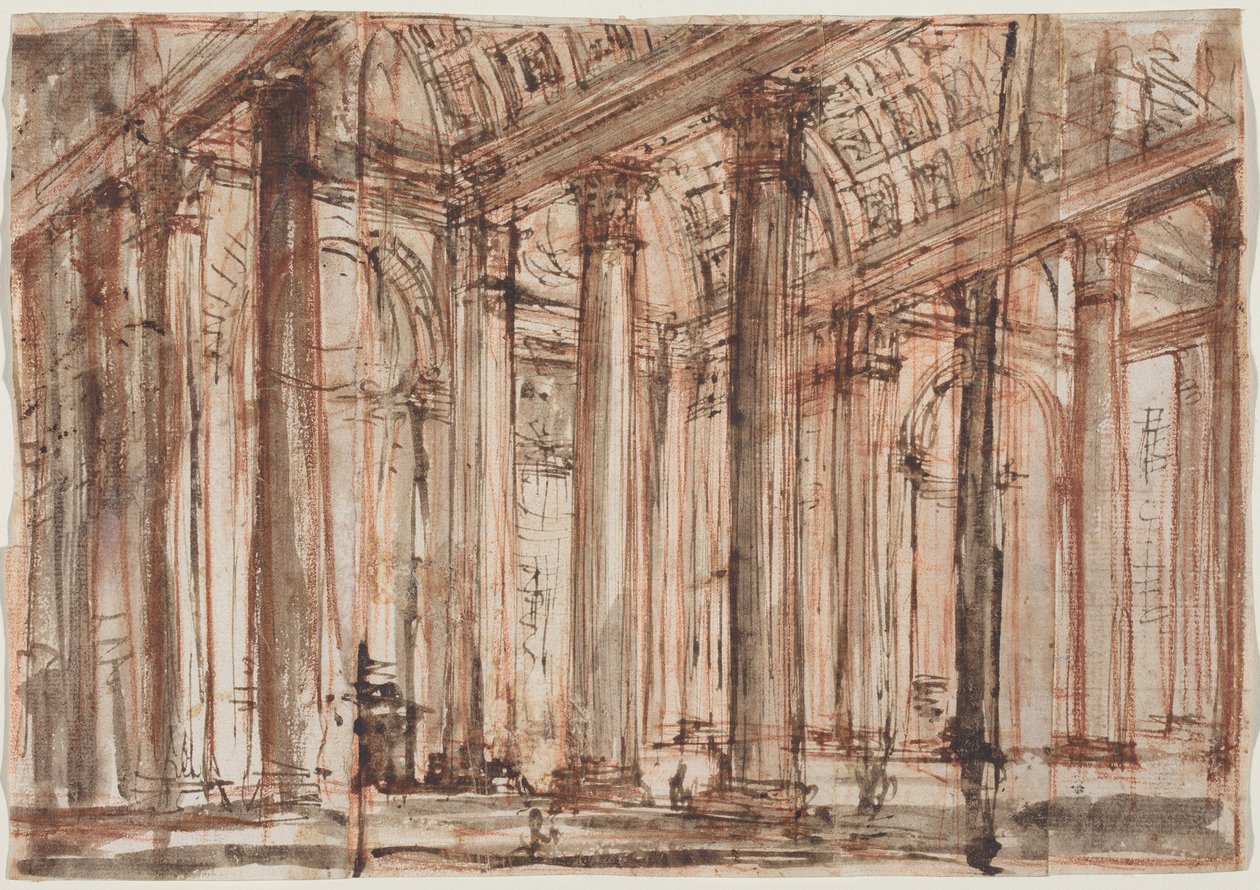 Il portico del Pantheon da Giovanni Battista Piranesi