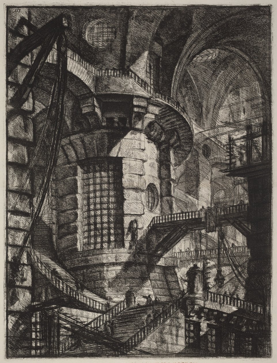 La torre rotonda da Giovanni Battista Piranesi
