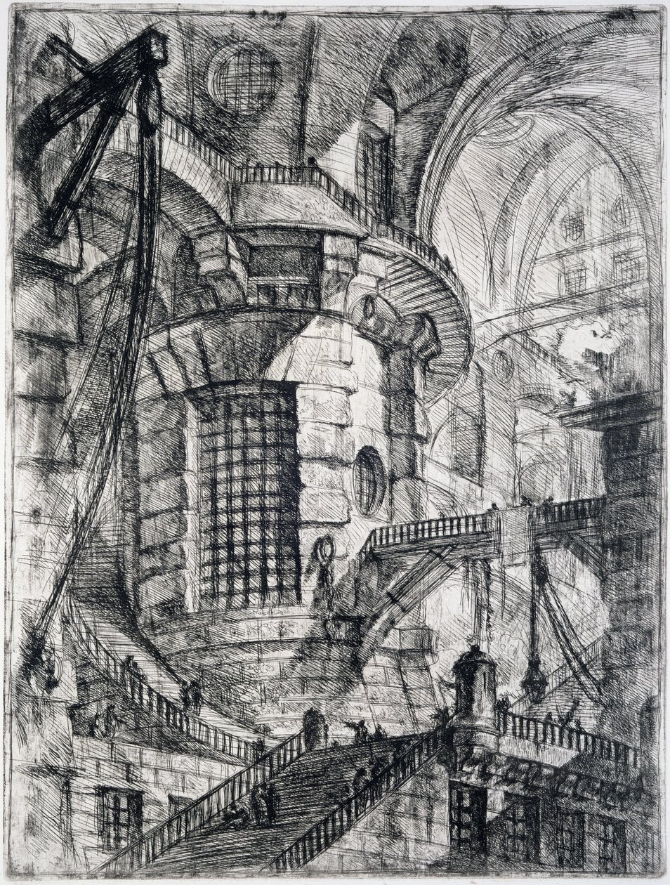 La Torre Rotonda, tavola III da Carceri d